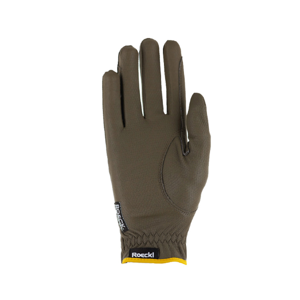 Rękawiczki jeździeckie Roeck Grip Malta ROECKL 3301-335 k861 khaki/mustard